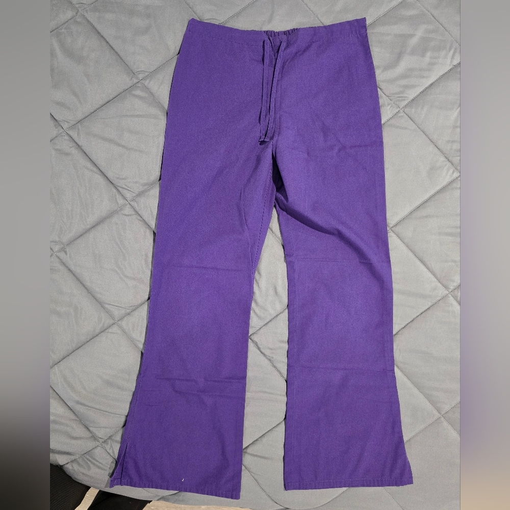 Cherokee Vibrant Purple Straight Leg Pants